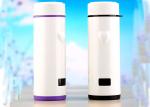 Luxury hot water drinking bottle vacuum stainless steel led heart cup