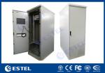 Heat Insulated Single Wall Steel Outdoor Telecom Cabinet With DC Air Conditioner