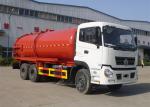 5mm Carbon Steel Manual Gearbox 4cbm Sewer Suction Truck