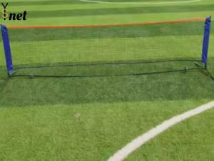 China Black Tennis Practice Net Durable Outdoor Badminton Nets 4.5*4.5cm wholesale
