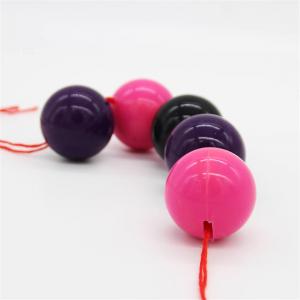China Custom High Temperature Bouncing Soft Hard Holes Color Silicone Rubber Ball Belt Holes wholesale