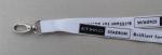 Polyester corporate logo screen printed neck lanyards, cheap safety breakaway
