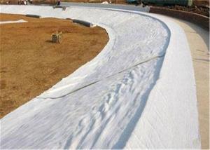 China Pp Non Woven Geotextile Fabric 0.9mm To 5.0mm Thick wholesale