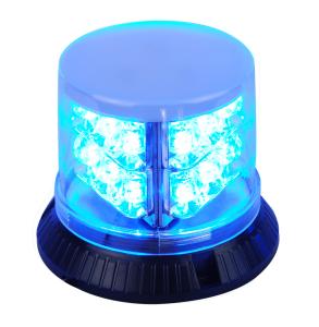 China Powerful Blue Police Beacon Light , PC Shell LED Warning Beacons For Vehicles wholesale