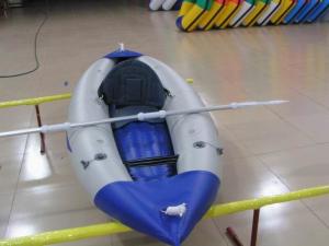 China Durable Inflatable Sea Kayak 25cm Diameter Single Person Kayak For Sport Event wholesale