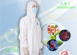 Anti Blood Isolation Disposable Protective Gowns With Thumbhole Long Sleeve