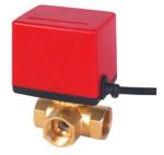 Fan Coil Motorized Electric Ball Valve For HVAC System , CE Standard