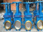 DN600 4Bar Gum Rubber WCB Bi Directional Knife Gate Valve