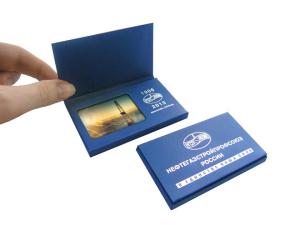 China 5.0 Inch Coating Hard Cover Video Booklets , Digital Video Brochure wholesale