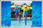 Customized Colorful Carp Spray Park Equipment For Children / Kids Water