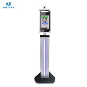 China Stainless Steel 8&quot; Time Attendance Facial Recognition Thermometer wholesale