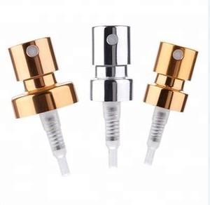 China Aluminum Finger Perfume Pump Sprayer , 15mm Mini Mist Sprayer With Collar wholesale