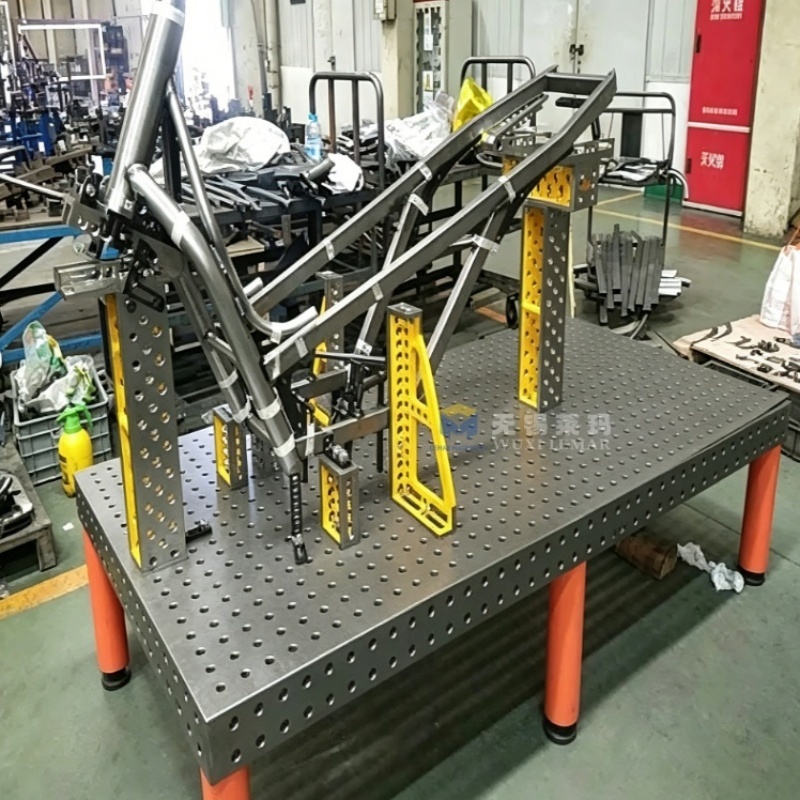 Precision D16 Welding Fixture Table With 16mm Holes