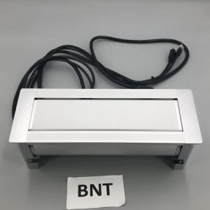 China Office furniture media dual usb charger manual flip up table socket wholesale