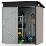 Small Garden Metal Steel Storage House Outdoor Backyard Portable Waterproof Bike