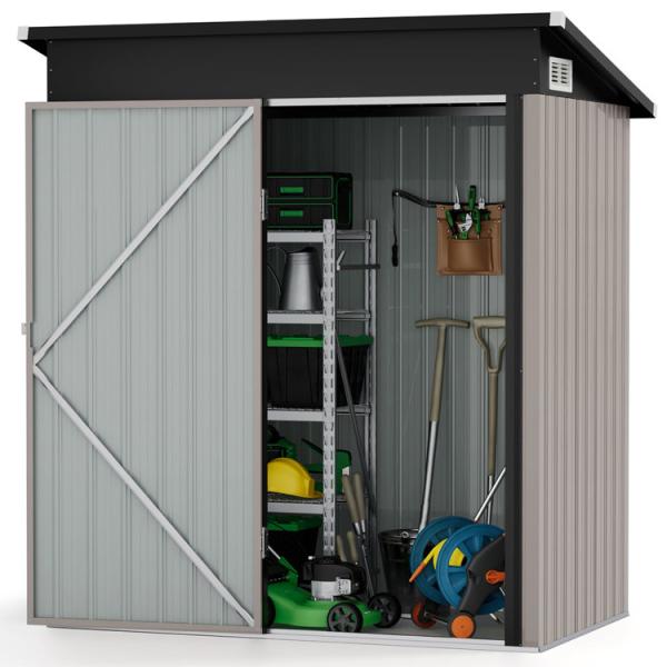 Small Garden Metal Steel Storage House Outdoor Backyard Portable Waterproof Bike