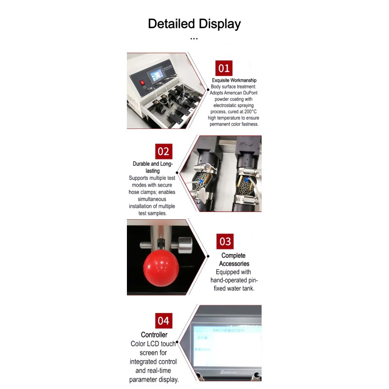 SATRA PM34 Maeser Leather Dynamic Waterproof Tester Water Penetration Testing Machine