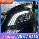 Headlight Assembly For Mercedes Benz VITO V Class 2016-2020 Retrofit Maybach DRL