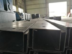 China Black / Galvanized Steel Channel Easy Installation With ISO 9001 Certification wholesale