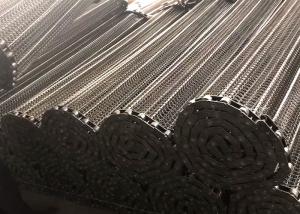 China Glass Cooling Oven 304 Stainless steel Chain Mesh Conveyor Belt wholesale