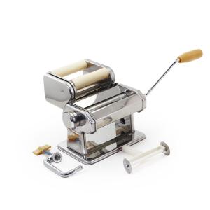 China Professional Stainless Steel Shule Pasta Maker LFGB Double Cutter Pasta Machine wholesale
