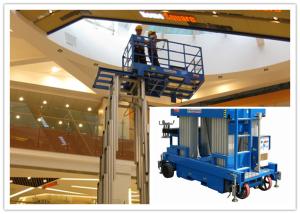 China Aerial Vertical Mast Lift 10 Meter 480 kg Capacity Four Mast For Auto Stations wholesale