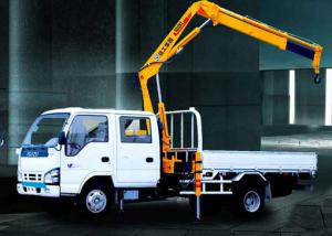 China XCMG Durable Arm Move Fast Articulated Boom Crane , 3.2 Ton Truck With Crane wholesale