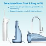 Customizable 300ml IPX7 Electric Water Flosser for Tooth Cleansing and Whitening