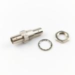 ST APC Simplex Circular Optic Fiber Coupler for FTTH Zinc Alloy Plastic Material