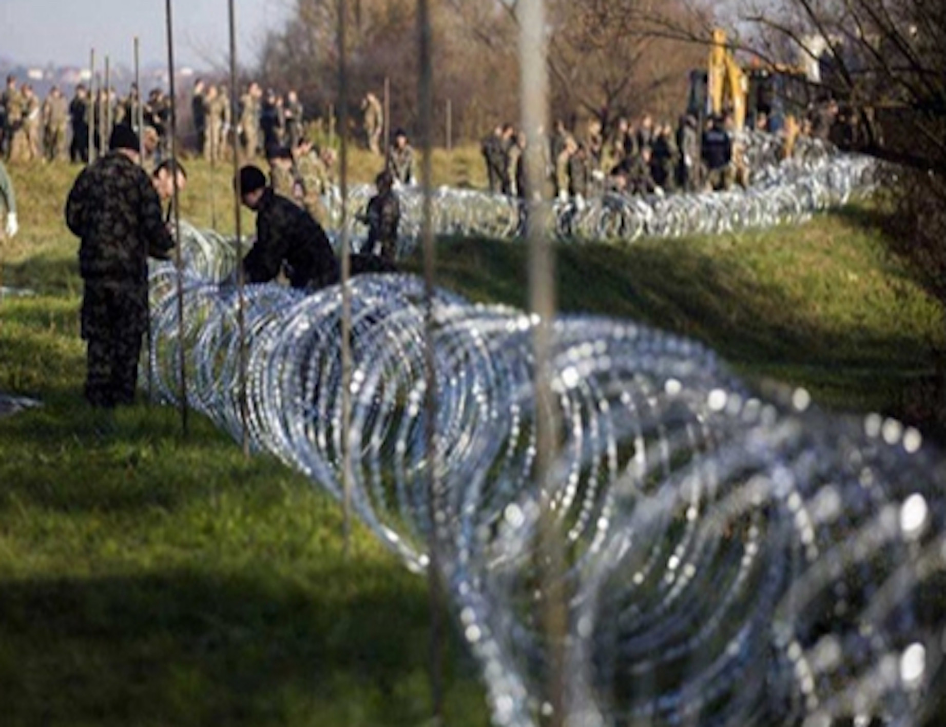 Galvanized Razor Barbed Wire 450mm 8M Security Razor Wire