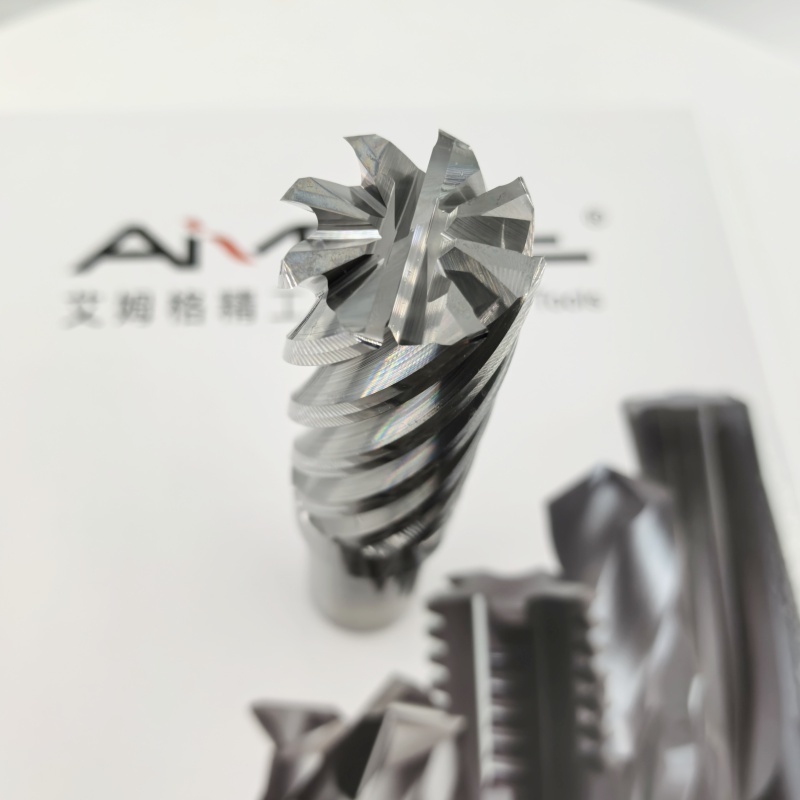Multi Flute Carbide Milling Cutter Precision Cutting Tools For Batch Manufacturing