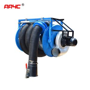 China AA4C Vehicle Spring Driven Exhaust Hose Reel Car Exhaust Extraction Hose Drum On Sliding Rail wholesale