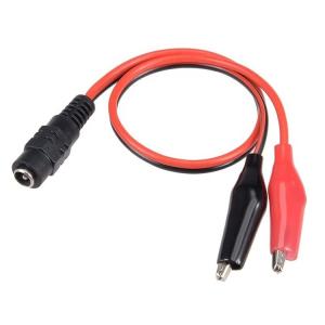 China 12V DC 5.5x2.1mm Female Barrel Jack to Alligator Clips Power Cable Connectors for CCTV Security Camera wholesale