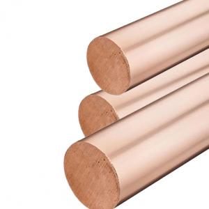 China Pure Copper Bar Rod 99.9% 99.99% 99.95% 	Copper Material C1100 C10200 C18980 C15715 wholesale