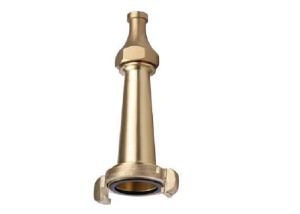 China Customized Brass Straight Nozzle Brass Fire Hose Nozzle 2-1/2inch wholesale