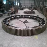 16000mm Nodular Cast Iron Ring Rotary Kiln Girth Gear and spur gear factory