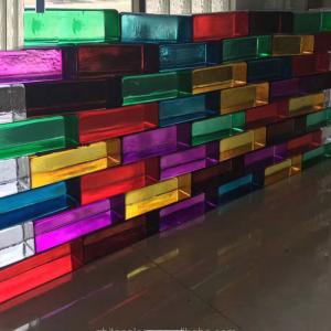 China Translucent Clear Glass Blocks Hollow Heat Insulation Frost Resistant on sale