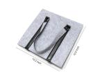 Light Grey Felt Wine Bottle Bag Christmas Wine Tote Bag Accept Customer Logo