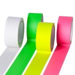 Single Sided Adhesive Cloth Duct Tape Neon Blacklight Reflective Flagging