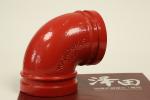 90° Grooved End Pipe Fittings DN60-426 3mm Wall Thickness