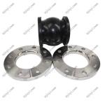 EPDM NR NBR rubber DIN ANIS carbon steel flange type single sphere rubber
