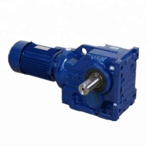 China K Series Elevator Helical Bevel Gearbox Gear Reduction Box For Electric Motor Solid Shaft wholesale