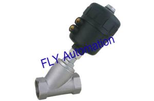 China PA Actuator 2.5&quot; 2000 001373 Threaded Port 2/2 Way Angle Seat Valve wholesale