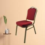 Custom Stackable Wedding Dining Metal Banquet Chair For Event