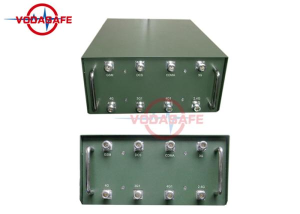 Europe Style Phone Signal Blocker Jammer , Military Jamming Systems Customized