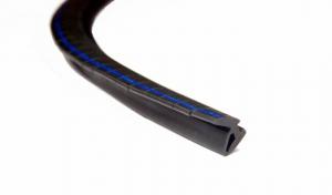 EPDM Solid Rubber U Seals Co-extruded with Pre-cut Line Window And Door