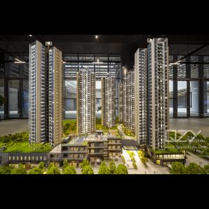 China Architectural Scale Models Shenzhen Talents Housing Group- 1:150 Fuhui Residence Model wholesale