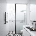 Unbreakable Bathroom Tempered Glass Toughened Shower Partition Wall Glass Panel