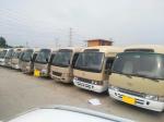 Used Toyota Coaster Bus Brown Color Popular Cheap Sale Gas/Petrol/Diesel Engine
