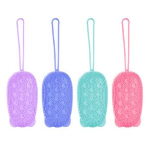 China Customized High-Quality Soft Rubber Silicone Shower Brush For Shower Massage Use wholesale